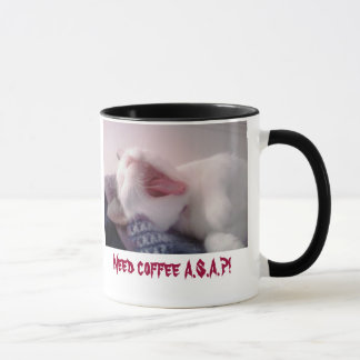 Cat Yawning Mugg