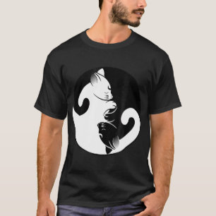 Cat Ying YangCat älskare Women Manar Kids Gift T Shirt