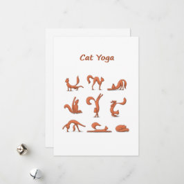 Cat Yoga Julkort