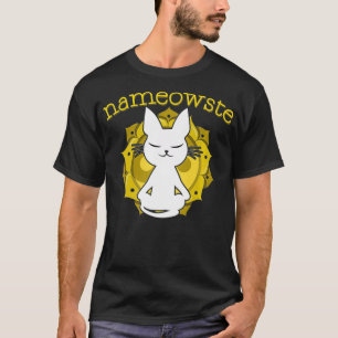 Cat Yoga Meditation Namaste owste Yogi Gift Pr T Shirt