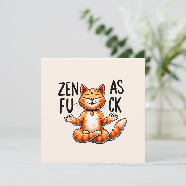 Cat Yoga Pose - Zen (Stående Fram)
