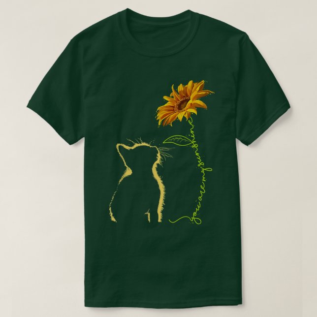 Cat You Are My Sunshine Cats  T Shirt (Design framsida)