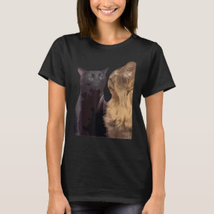Cat Zoning Out meme Populär Internet Meme KATT DAG T Shirt
