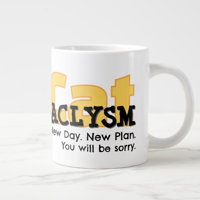 CatAclysm | No Regrets C. Posse Specialty Mug Jumbo Mugg (Höger)