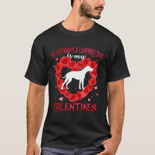 Catahoula Leopard Dog Djur Hjärtans Dag Mastiff Är T Shirt