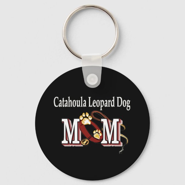 Catahoula Leopard Dog MAMMA Nyckelring (Framsida)