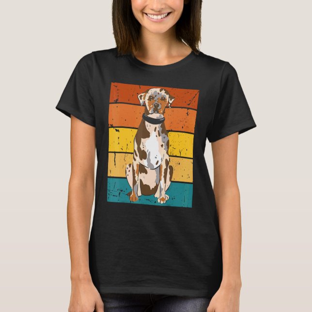 Catahoula Leopard Dog T Shirt (Framsida)