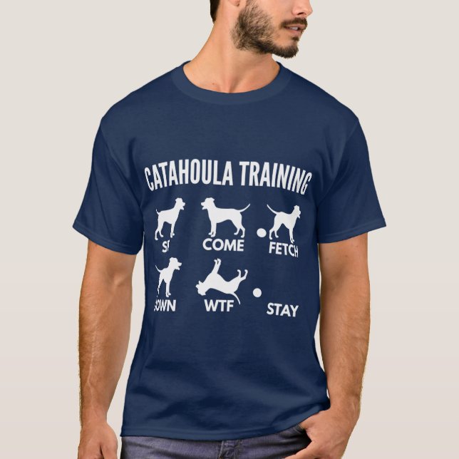 Catahoula Leopard Dogräning Catahoula Curricks fr T Shirt (Framsida)
