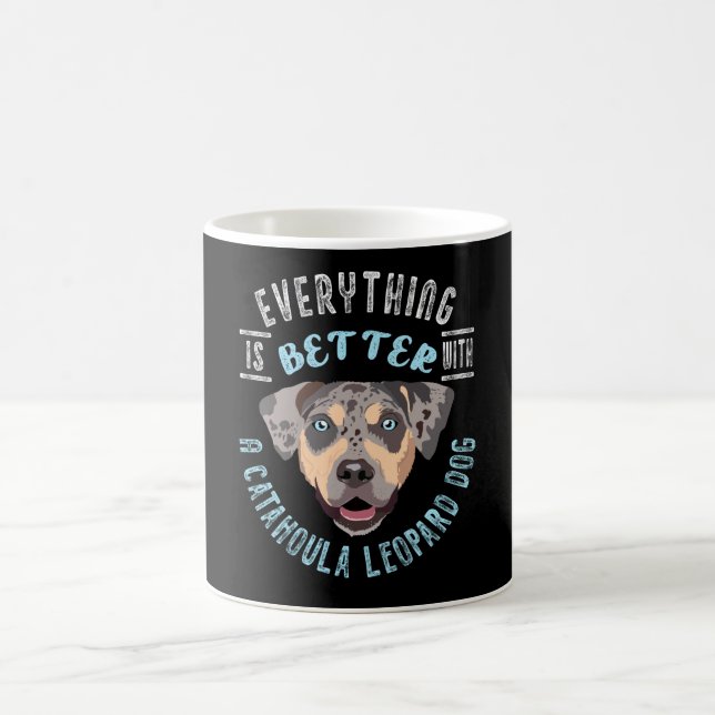 Catahoula Leopard Hund Gift-idé Kaffemugg (Center)
