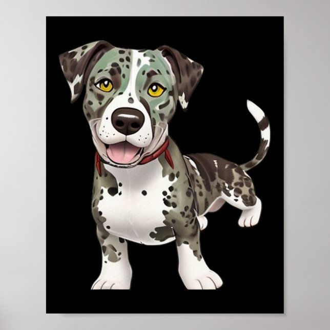 Catahoula Leopard Hund Hund aveln Graphic Poster (Framsidan)