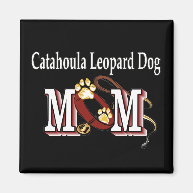 Catahoula Leopard Hund MAMMA Magnet (Framsidan)