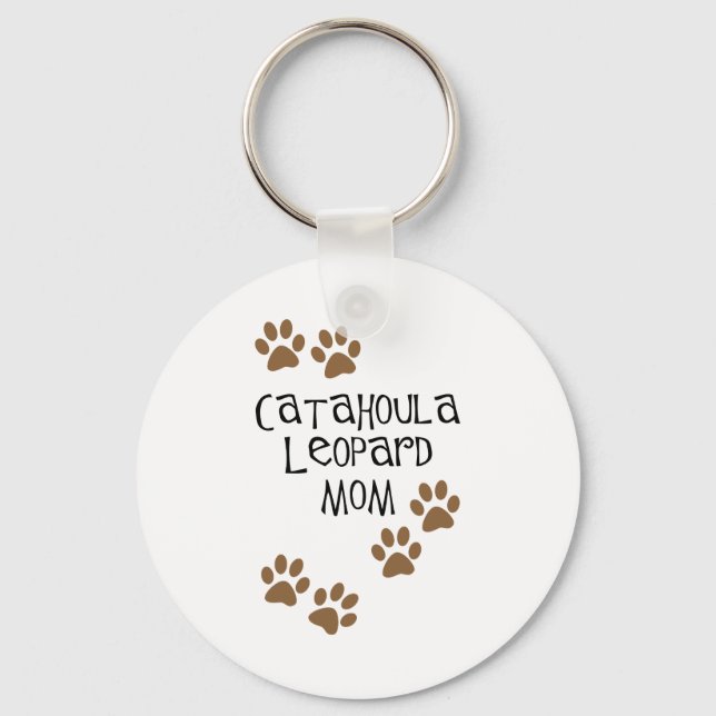 Catahoula Leopard Mamma Nyckelring (Framsida)