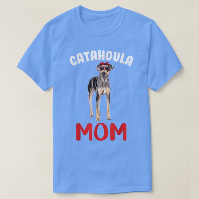Catahoula Mamma Funny Catahoula Leopard Hund Moth T Shirt (Design framsida)