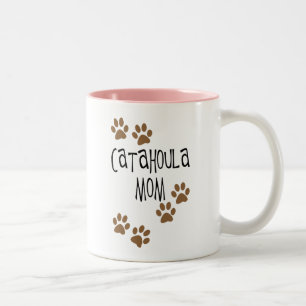 Catahoula mamma Två-Tonad mugg