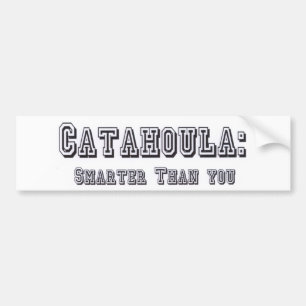 Catahoula som är mer smart än dig bildekal