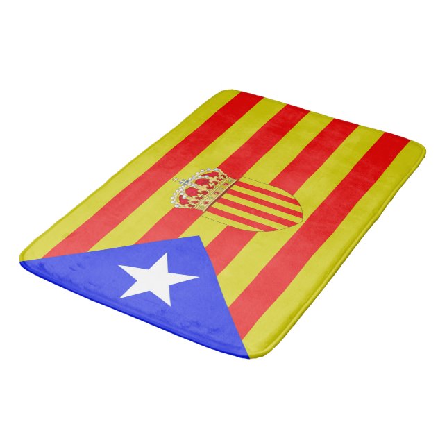 Catalan flagga badrumsmatta (Vinklad)