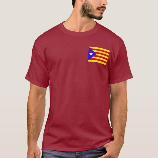 Catalan Independence Apparel Tee Shirt (Framsida)