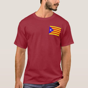 Catalan självständighetdräkt tee shirt