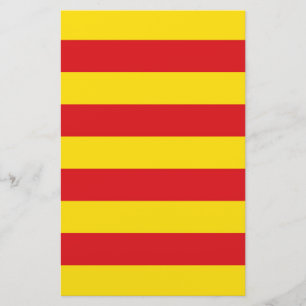 Catalanska flaggan (Katalonien) Brevpapper