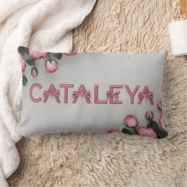 CATALEYA Embroiderad Ro Dekorativ kudde & Blanket