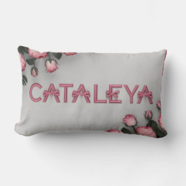 CATALEYA Embroiderad Ro Dekorativ kudde & Blanket