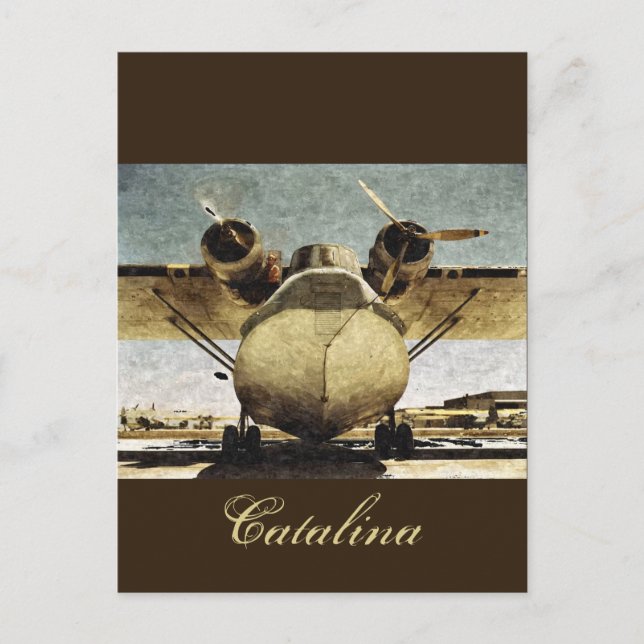 Catalina 1942 vykort (Framsida)