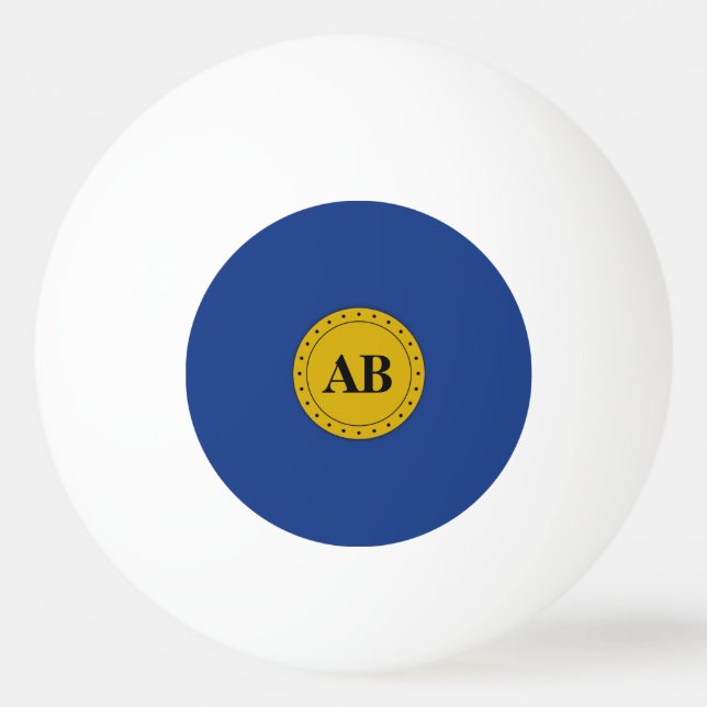 Catalina blå enfärgad pingisboll (Framsidan)
