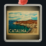 Catalina California Ornament Vintage resor<br><div class="desc">En coola vintage stil Catalina-prydnadsföremål med underbara övningar vid Stillahavskusten.</div>
