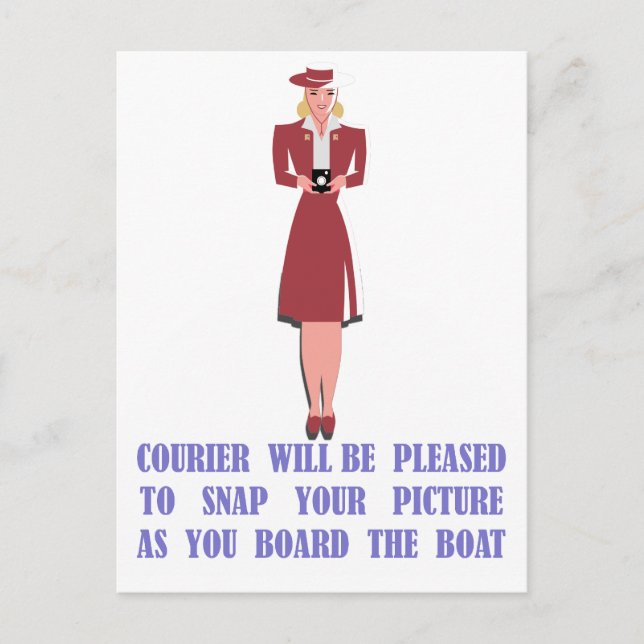 Catalina Courier Vykort (Framsida)