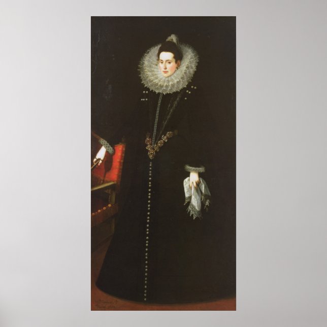 Catalina de la Cerda, Duchess of Lerma, 1602 Poster (Framsidan)
