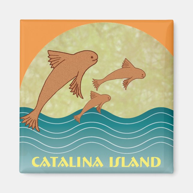 Catalina Fflygande fisk Magnet (Framsidan)