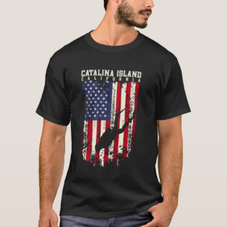 Catalina Island-beundrare reser Kalifornien semest T Shirt