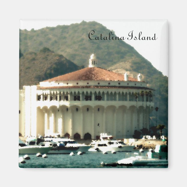 Catalina Island Casino Magnet (Framsidan)