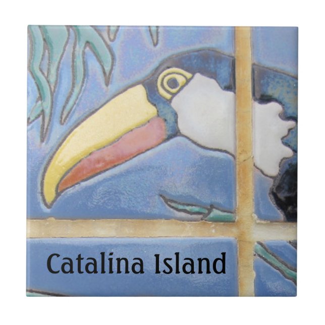 CATALINA ISLAND CERAMIC TILE ANSIKTE I CATYALINA KAKELPLATTA (Framsidan)