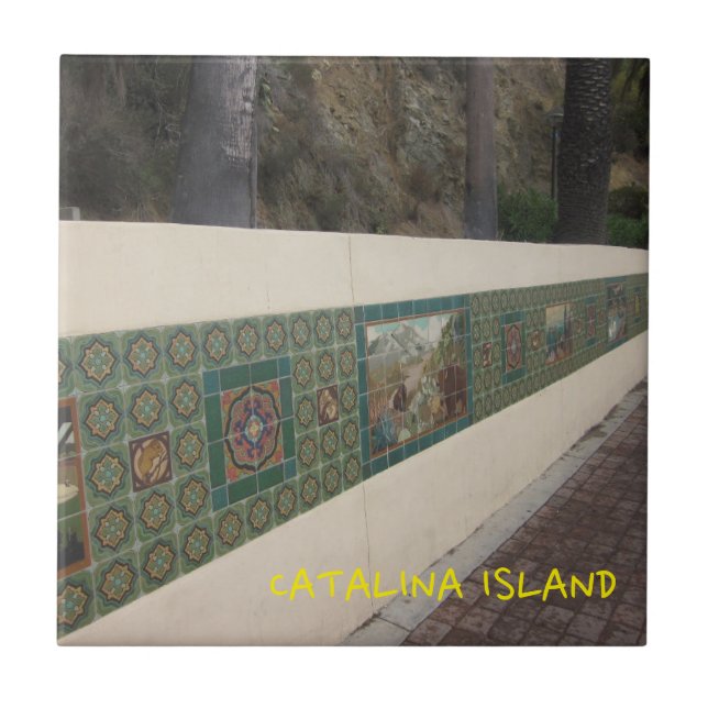 CATALINA ISLAND CERAMIC TILE CASINO STROLL KAKELPLATTA (Framsidan)