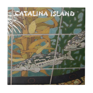 CATALINA ISLAND CERAMIC TILE CATALINA TRAVELERS KAKELPLATTA