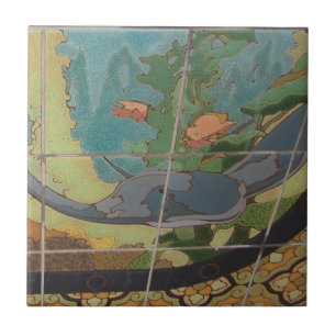 CATALINA ISLAND CERAMIC TILE CATALINA VATTEN RIDER KAKELPLATTA