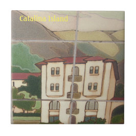 CATALINA ISLAND CERAMIC TILE FAVORITE STÄLLE KAKELPLATTA