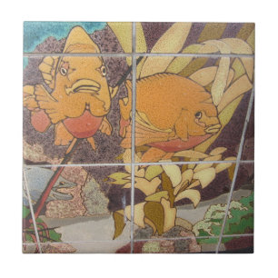 CATALINA ISLAND CERAMIC TILE FRIENDS OF THE SHORE KAKELPLATTA