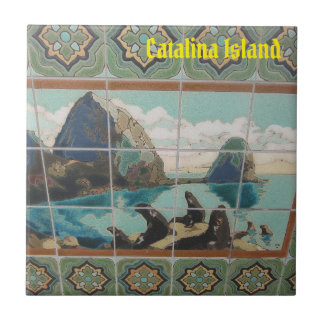 CATALINA ISLAND CERAMIC TILE ISLAND FRIENDS KAKELPLATTA