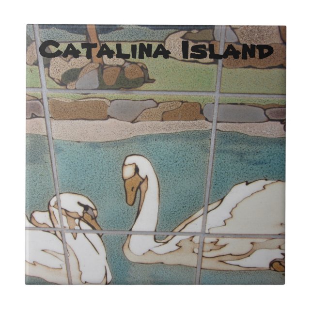 CATALINA ISLAND CERAMIC TILE KAKELPLATTA (Framsidan)