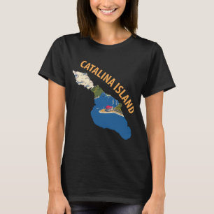 Catalina Island Coastal Blue Resa T Shirt