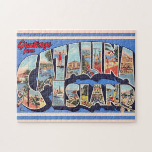Catalina Island Hälsning 11x14 Pussel