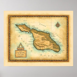Catalina Island Kalifornien Poster