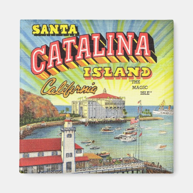 Catalina Island magnet (Framsidan)