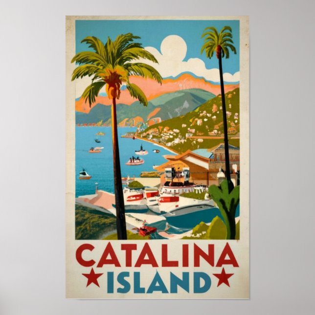 Catalina Island Poster (Framsidan)
