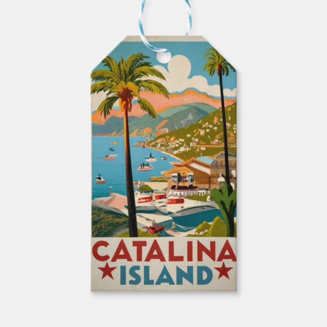 Catalina Island Presentetikett (Framsidan)