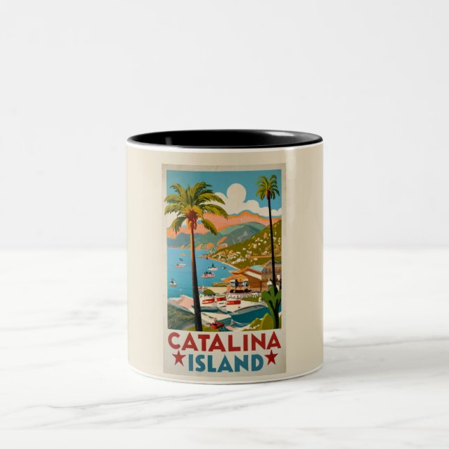 Catalina Island Två-Tonad Mugg (Center)