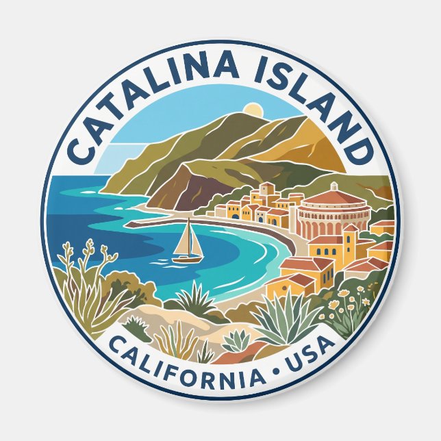 Catalina Island USA Magnet (Framsidan)