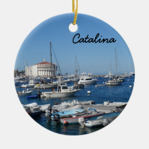 Catalina Kalifornien Julgransprydnad Keramik
